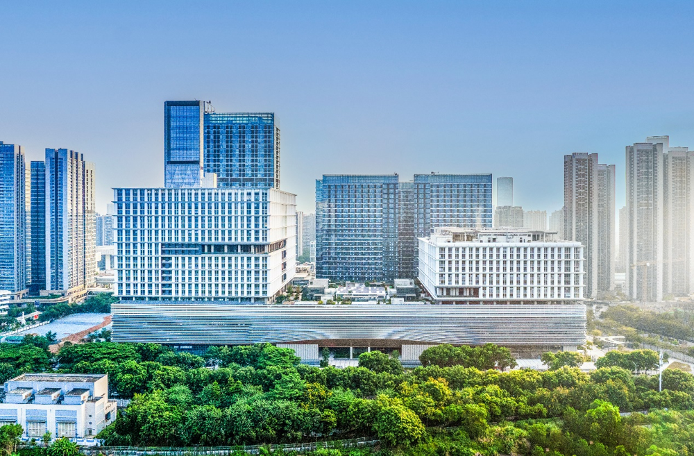 深圳市新华医院航拍图